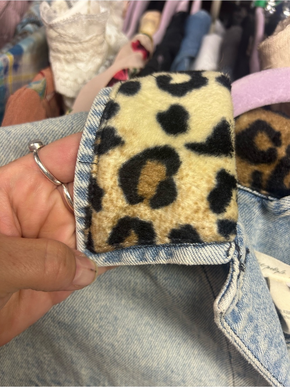 NWOT Free People x Tricia Fix Denim Reworked Jacket S - Picture 8 of 10
